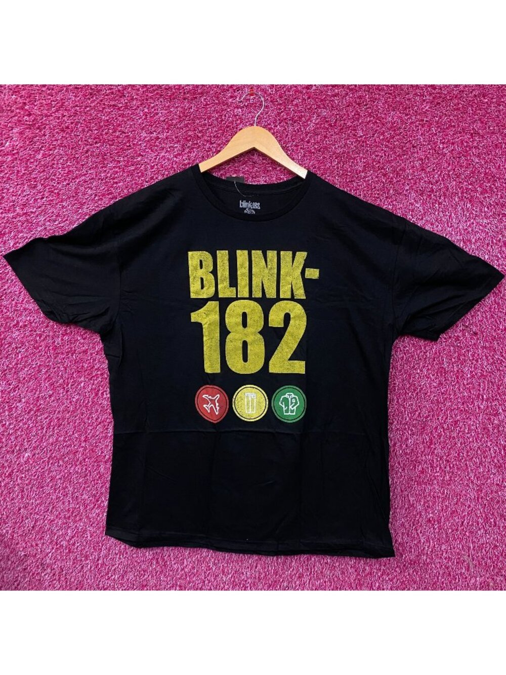 Blink-182 Take Off Your Pants and Jacket Stoplight Graphic Punk T-Shirt 2XL